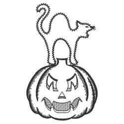 Halloween Pumpkin Redworks 02(Lg)