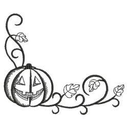 Halloween Pumpkin Redworks 08(Lg) machine embroidery designs