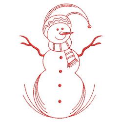 Snowmen Redworks 2 08(Md) machine embroidery designs