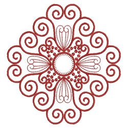 Heirloom Redwork Quilt 2 08(Lg)