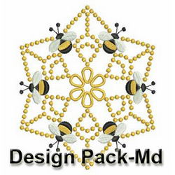 Cute Bee Quilts 1(Md) machine embroidery designs