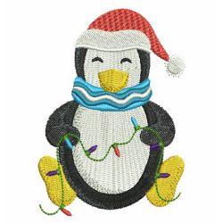 Christmas Penguin 05 machine embroidery designs