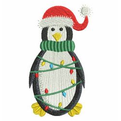 Christmas Penguin 10 machine embroidery designs