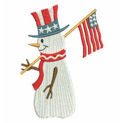 Patriotic Snowmen 02