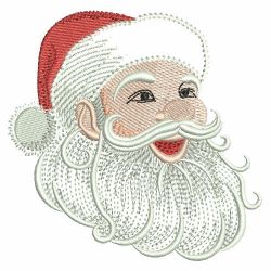 Vintage Christmas Santa Face 02