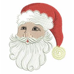 Vintage Christmas Santa Face 05