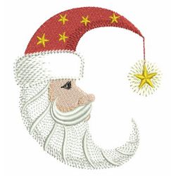 Vintage Christmas Santa Face 10 machine embroidery designs