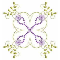 Fancy Purple Flower Quilts 10(Lg)