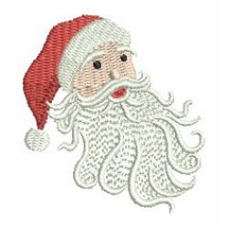 Christmas Santa Face 03 machine embroidery designs