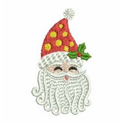 Christmas Santa Face 08 machine embroidery designs