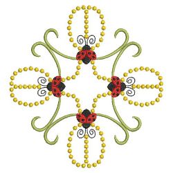 Heirloom Ladybug Quilts 04(Md) machine embroidery designs