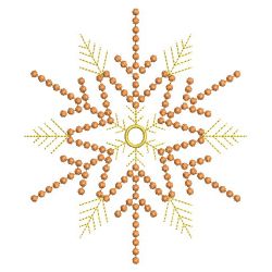 Golden Candlewicking Snowflake Quilts 03(Lg) machine embroidery designs