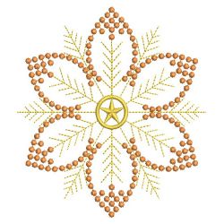 Golden Candlewicking Snowflake Quilts 04(Md) machine embroidery designs