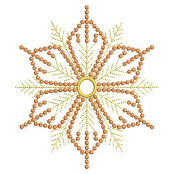 Golden Candlewicking Snowflake Quilts 07(Md)