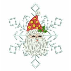 Santa Snowflakes 02 machine embroidery designs