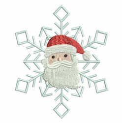 Santa Snowflakes 03 machine embroidery designs