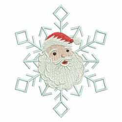 Santa Snowflakes 04 machine embroidery designs