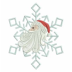 Santa Snowflakes 06 machine embroidery designs