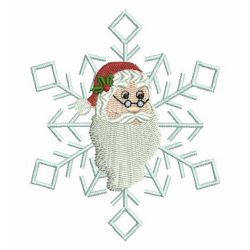 Santa Snowflakes 09 machine embroidery designs