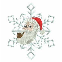Santa Snowflakes 10 machine embroidery designs