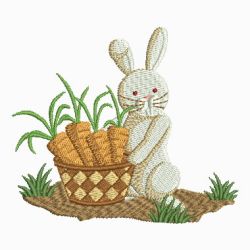 Rabbit and Carrots 03 machine embroidery designs