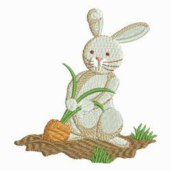 Rabbit and Carrots 06 machine embroidery designs