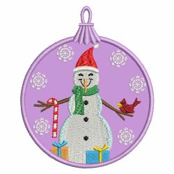 Snowman Ornaments 02 machine embroidery designs