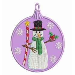 Snowman Ornaments 03 machine embroidery designs