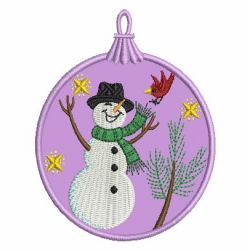 Snowman Ornaments 04 machine embroidery designs