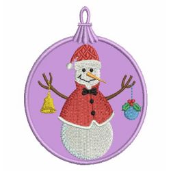 Snowman Ornaments 09 machine embroidery designs