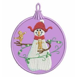 Snowman Ornaments 10 machine embroidery designs