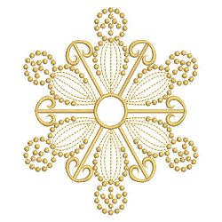 Golden Candlewicking Snowflake Quilts 2 01(Md) machine embroidery designs