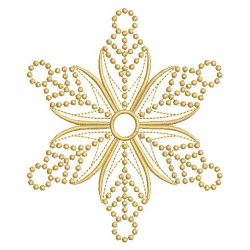 Golden Candlewicking Snowflake Quilts 2 02(Lg)