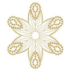 Golden Candlewicking Snowflake Quilts 2 03(Lg) machine embroidery designs