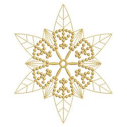 Golden Candlewicking Snowflake Quilts 2 04(Lg) machine embroidery designs