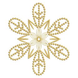 Golden Candlewicking Snowflake Quilts 2 05(Lg) machine embroidery designs