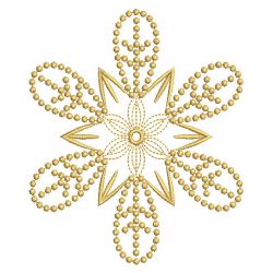 Golden Candlewicking Snowflake Quilts 2 05(Lg)