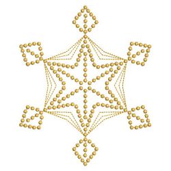 Golden Candlewicking Snowflake Quilts 2 09(Lg)