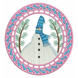 Cute Winter Snowmen 1 01 machine embroidery designs