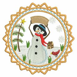 Cute Winter Snowmen 1 02 machine embroidery designs