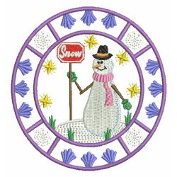 Cute Winter Snowmen 1 04 machine embroidery designs