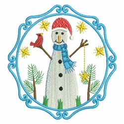 Cute Winter Snowmen 1 05 machine embroidery designs