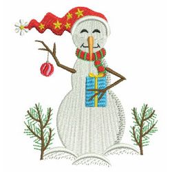 Cute Winter Snowmen 2 02 machine embroidery designs