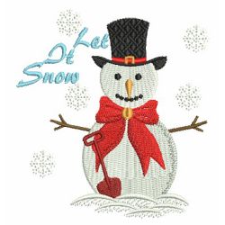 Cute Winter Snowmen 2 04 machine embroidery designs