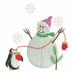 Cute Winter Snowmen 3 03 machine embroidery designs