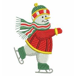 Cute Winter Snowmen 3 04 machine embroidery designs