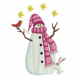 Cute Winter Snowmen 3 06 machine embroidery designs