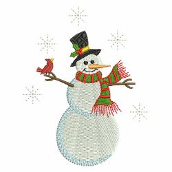 Cute Winter Snowmen 3 09 machine embroidery designs