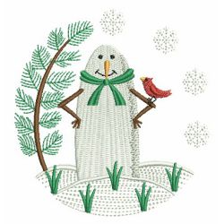 Cute Winter Snowmen 4 05 machine embroidery designs