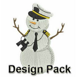 Cute Winter Snowmen 5 machine embroidery designs